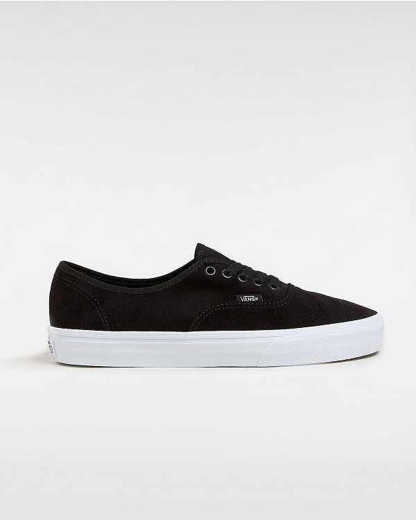 Black Women Vans Authentic Corduroy Sneakers NZ | VN4815692