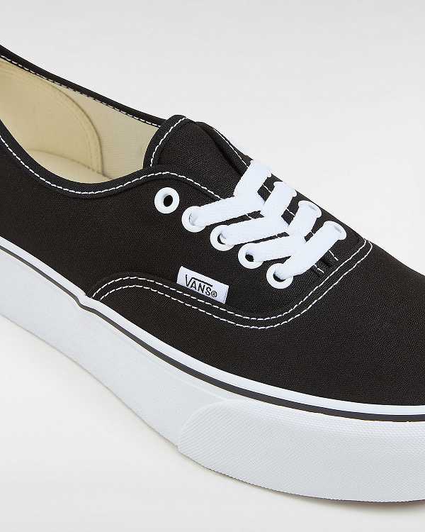 Black Women Vans Authentic Platform Shoes NZ | VN8610245