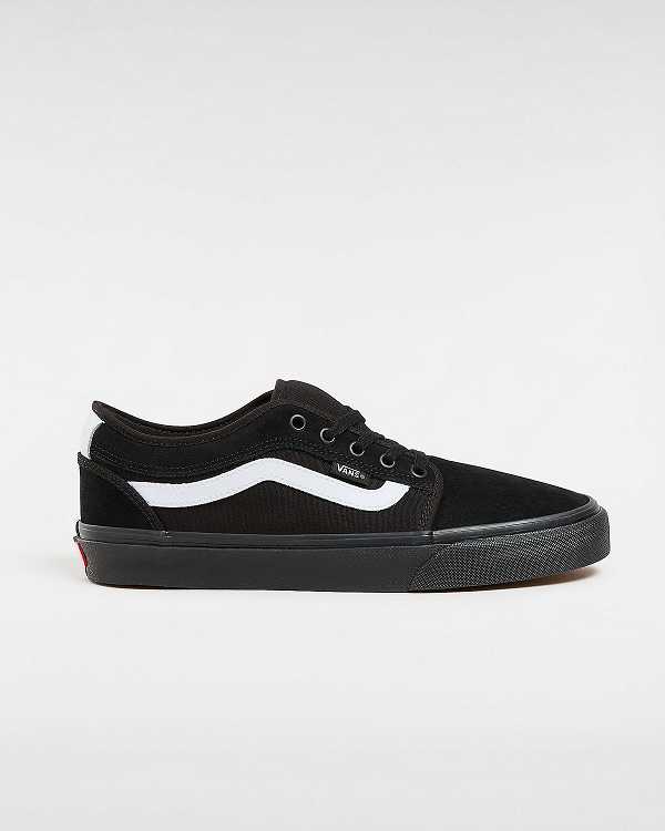 Black Women Vans Chukka Low Sidestripe Skate Shoes NZ | VN2158934