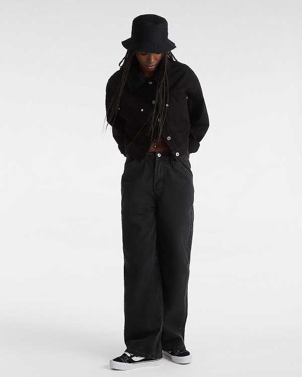 Black Women Vans Curbside Pants NZ | VN3458072