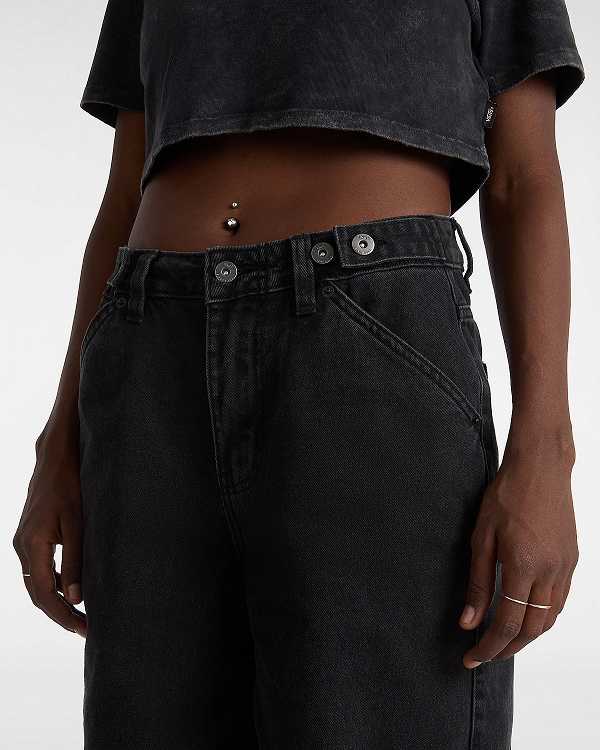 Black Women Vans Curbside Pants NZ | VN3458072