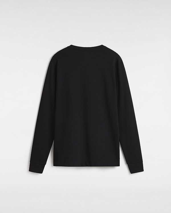 Black Women Vans Damask Long Sleeve T Shirts NZ | VN5027638