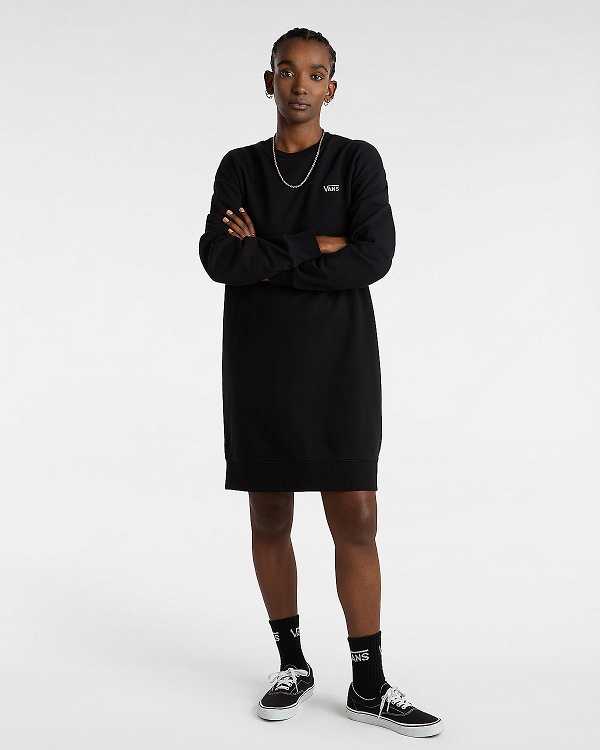 Black Women Vans Flying V Dress NZ | VN1092678