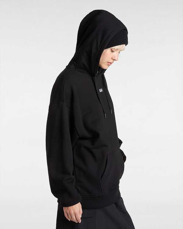 Black Women Vans Flying V Hoodie NZ | VN0813269