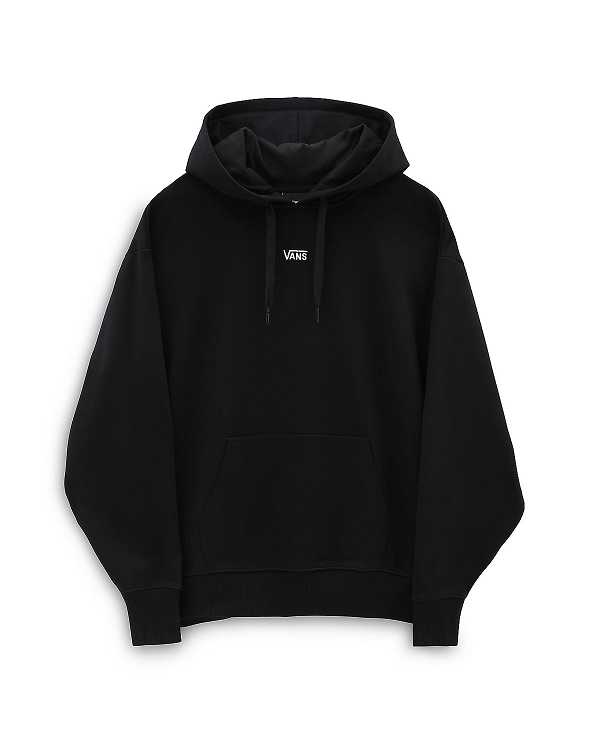 Black Women Vans Flying V Hoodie NZ | VN0813269