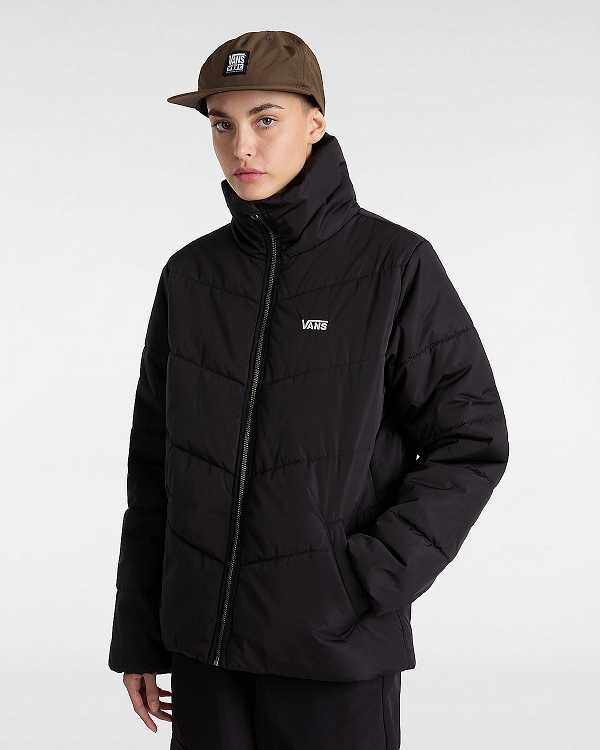 Black Women Vans Foundry MTE Puffer Jacket NZ | VN3261087