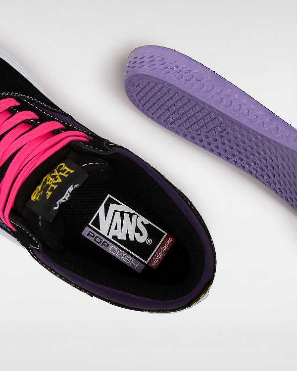 Black Women Vans Half Cab Skate Shoes NZ | VN3867915