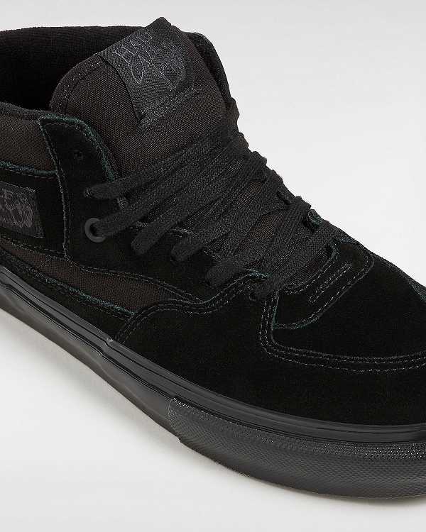 Black Women Vans Half Cab Skate Shoes NZ | VN8710592