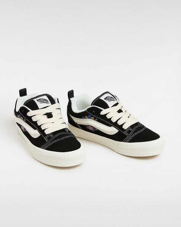 Black Women Vans Knu Skool Sneakers NZ | VN2048695