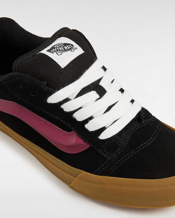 Black Women Vans Knu Skool Sneakers NZ | VN3695708