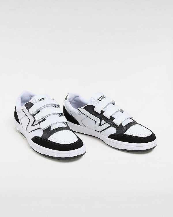 Black Women Vans Lowland ComfyCush Hook And Loop Tennis Shoes NZ | VN0814967