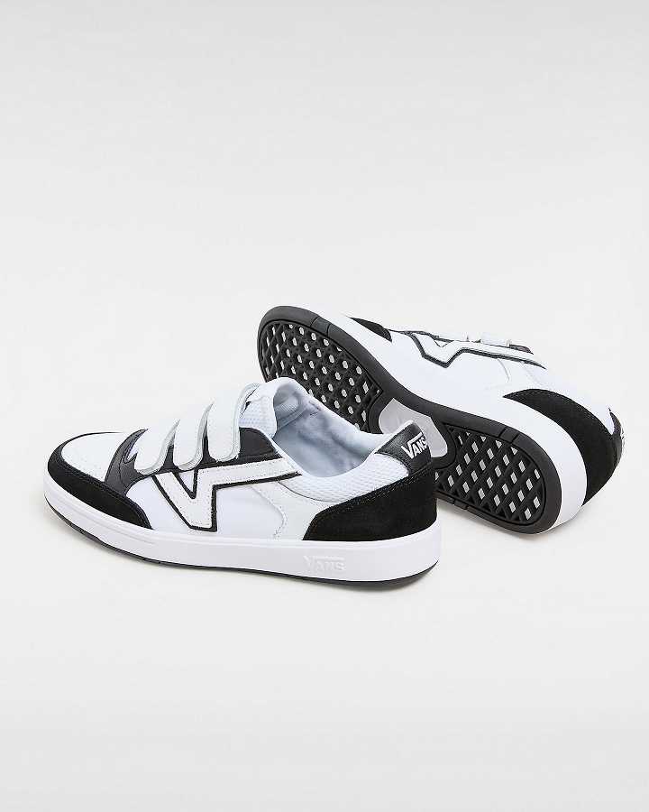 Black Women Vans Lowland ComfyCush Hook And Loop Tennis Shoes NZ | VN0814967