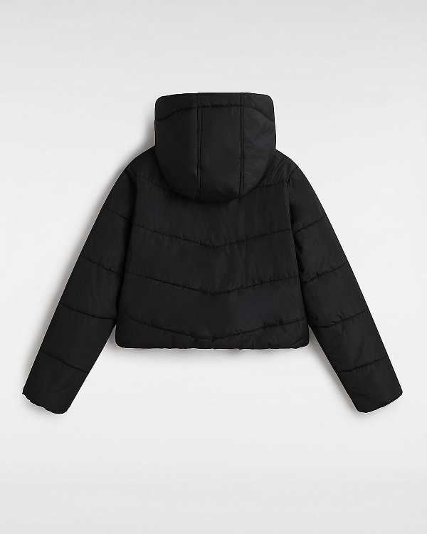 Black Women Vans MTE Foundry Crop Jacket NZ | VN9826540