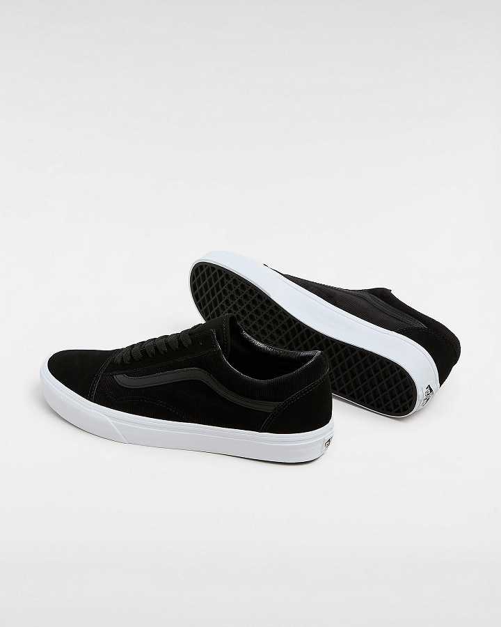 Black Women Vans Old Skool Pig Suede Sneakers NZ | VN9805324