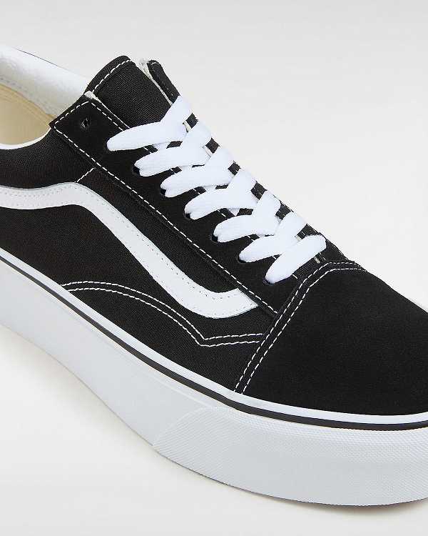 Black Women Vans Old Skool Platform Shoes NZ | VN0264378