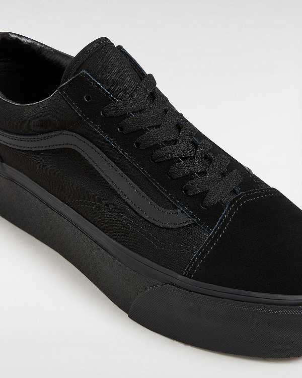 Black Women Vans Old Skool Platform Shoes NZ | VN8576941