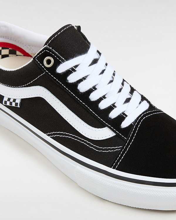 Black Women Vans Old Skool Skate Shoes NZ | VN0796825