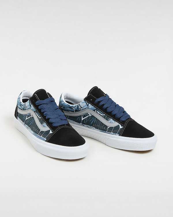 Black Women Vans Old Skool Sneakers NZ | VN0328791