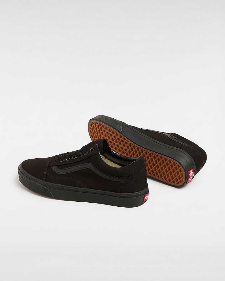 Black Women Vans Old Skool Sneakers NZ | VN7182605