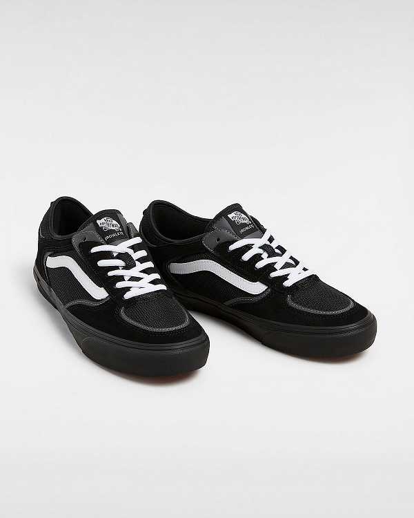 Black Women Vans Rowley Skate Shoes NZ | VN3160457