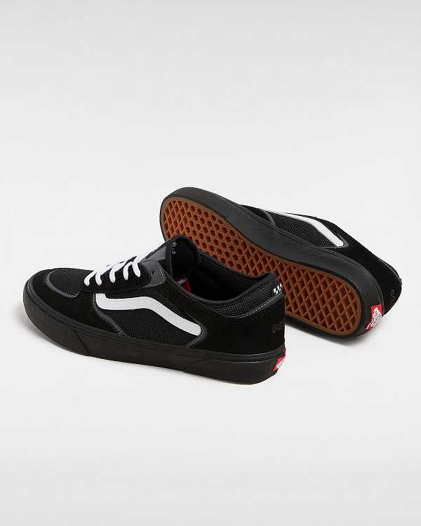 Black Women Vans Rowley Skate Shoes NZ | VN3160457