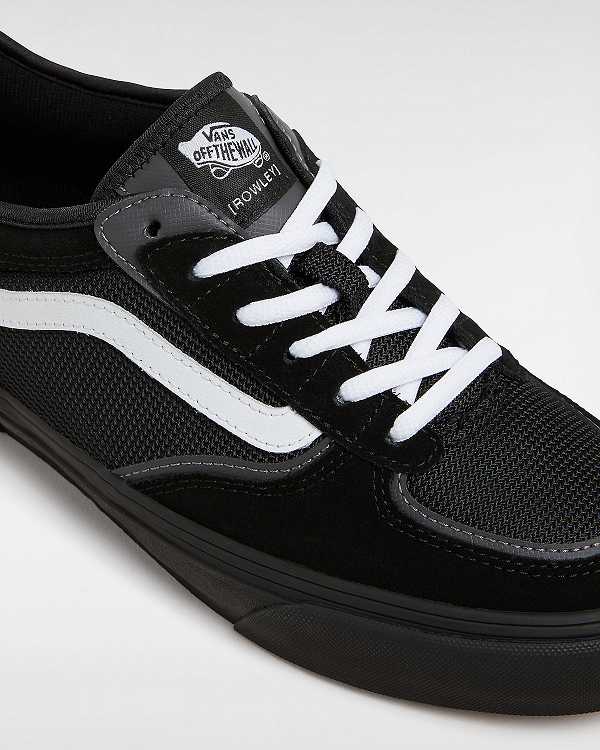 Black Women Vans Rowley Skate Shoes NZ | VN3160457