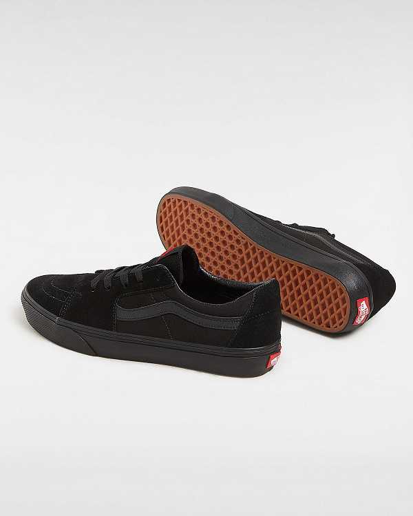 Black Women Vans Sk8-Low Sneakers NZ | VN3958216