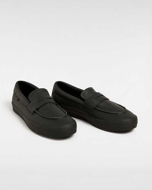 Black Women Vans Skate Loafers NZ | VN6513807