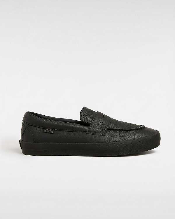 Black Women Vans Skate Loafers NZ | VN6513807