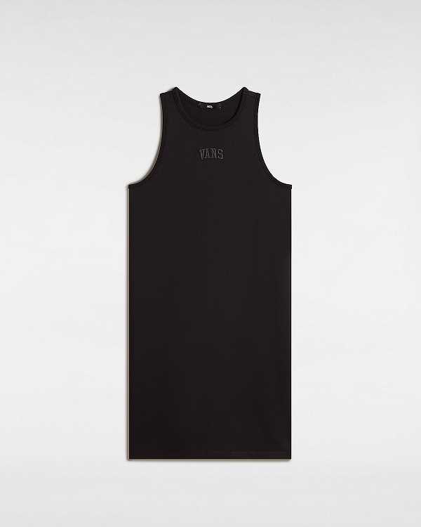 Black Women Vans Varsity Tank Dress NZ | VN6489753