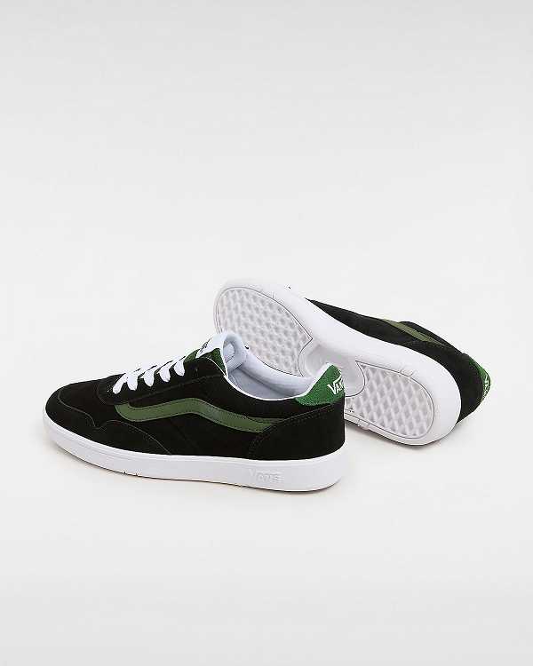 Black / Green Men Vans Cruze Too ComfyCush Sneakers NZ | VN0386527