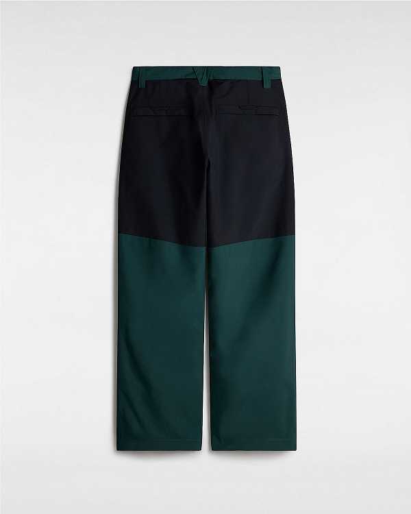 Black / Green Men Vans MTE Hellbound Pants NZ | VN3596217