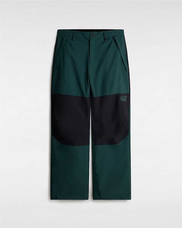 Black / Green Men Vans MTE Hellbound Pants NZ | VN3596217