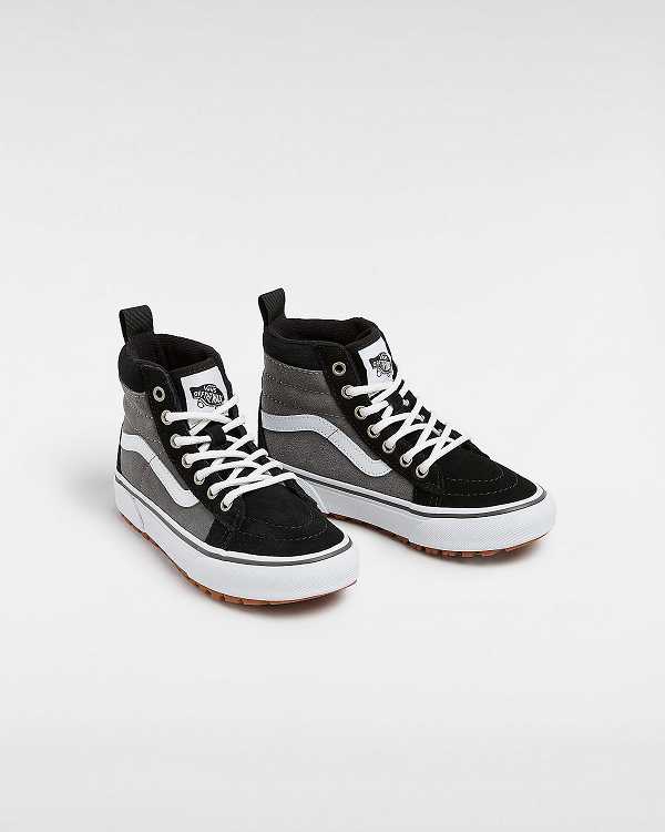 Black / Grey Kids' Vans MTE Sk8-Hi (4-8 Years) Sneakers NZ | VN2678041