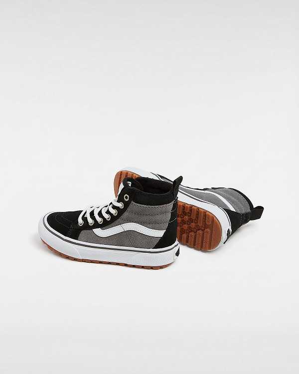 Black / Grey Kids' Vans MTE Sk8-Hi (4-8 Years) Sneakers NZ | VN2678041