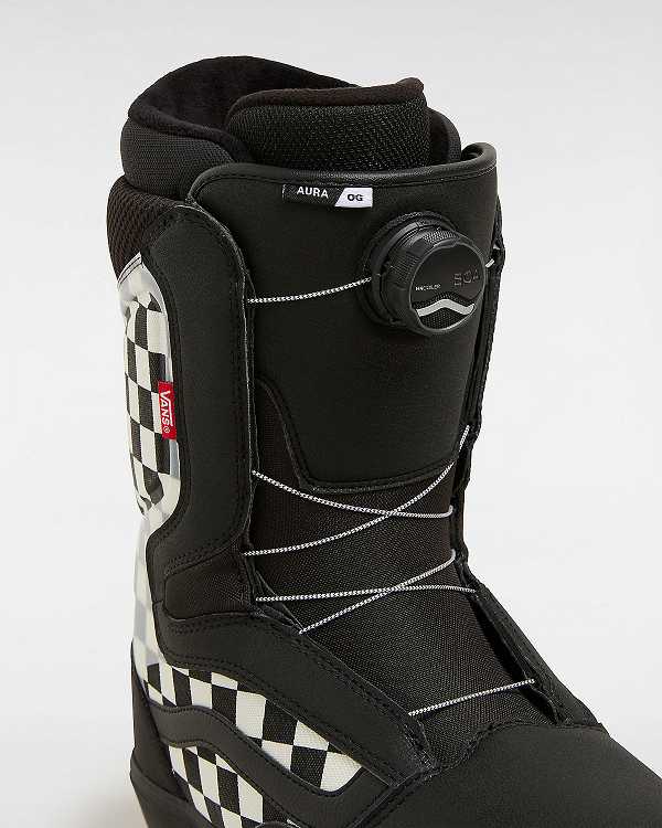 Black / White Men Vans Aura OG MTE Snowboard Boots NZ | VN8975013