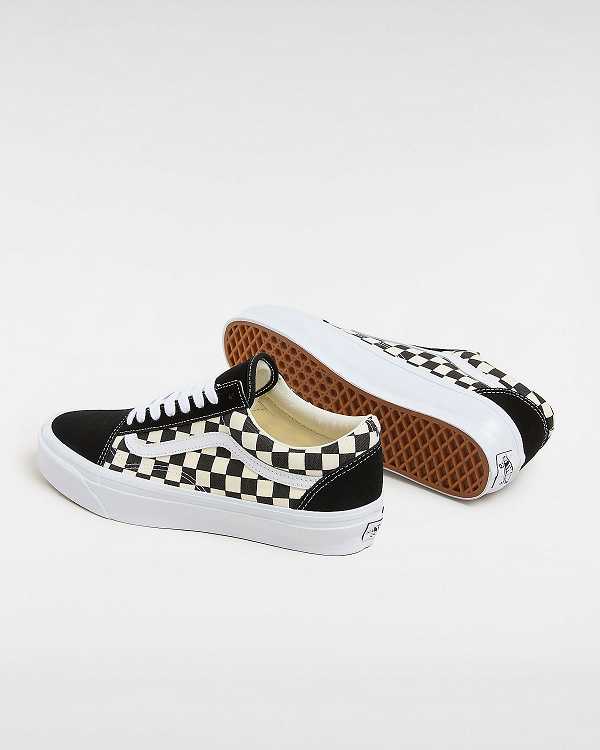 Black / White Men Vans Premium Old Skool 36 Skate Shoes NZ | VN0672159