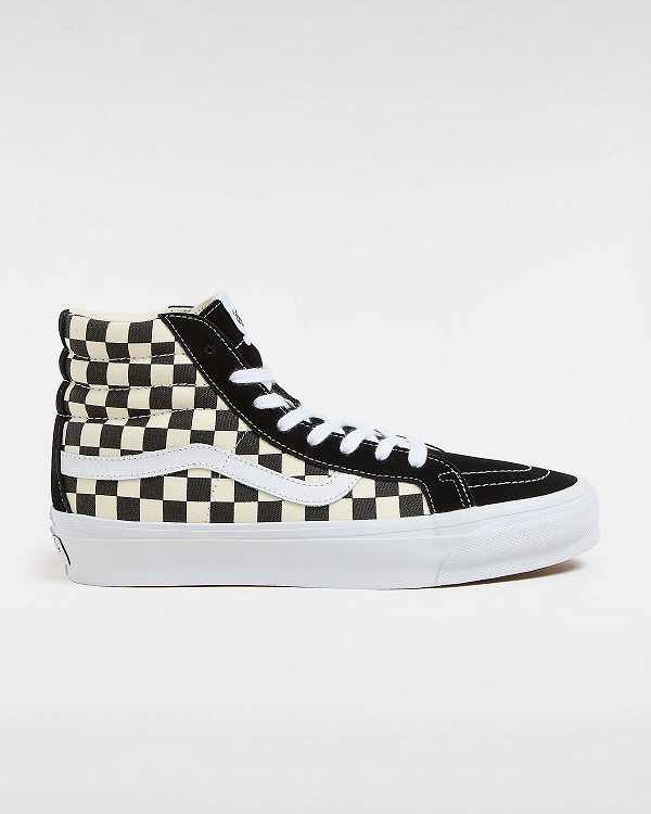 Black / White Men Vans Premium Sk8-Hi 38 Reissue Skate Shoes NZ | VN3086547