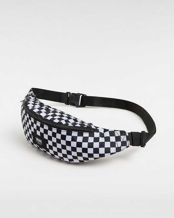 Black / White Unisex Vans Mini Ward Crossbody Bag NZ | VN7603214