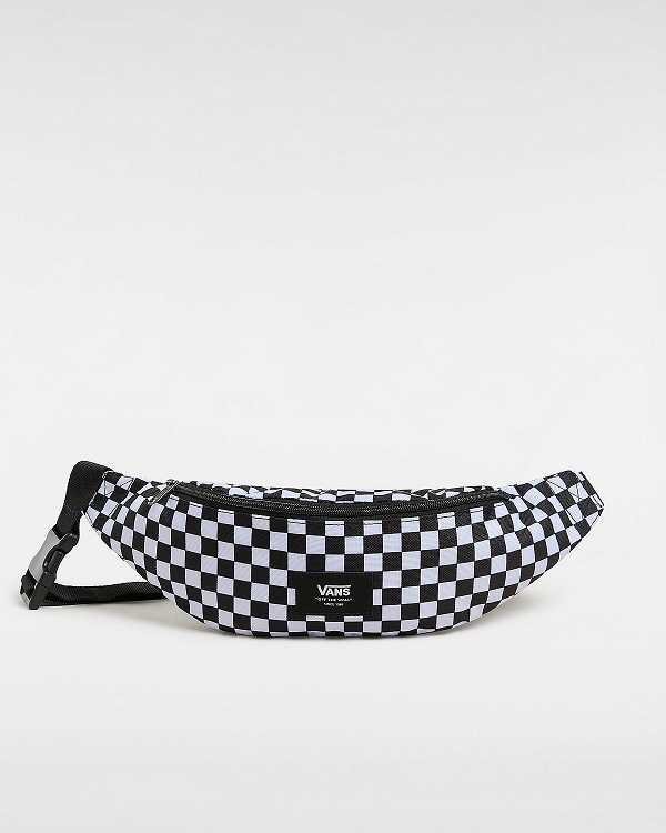 Black / White Unisex Vans Mini Ward Crossbody Bag NZ | VN7603214