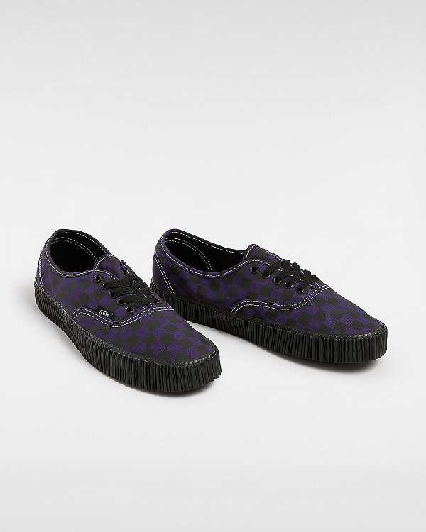 Black / White Women Vans Authentic Creeper Sneakers NZ | VN0879314