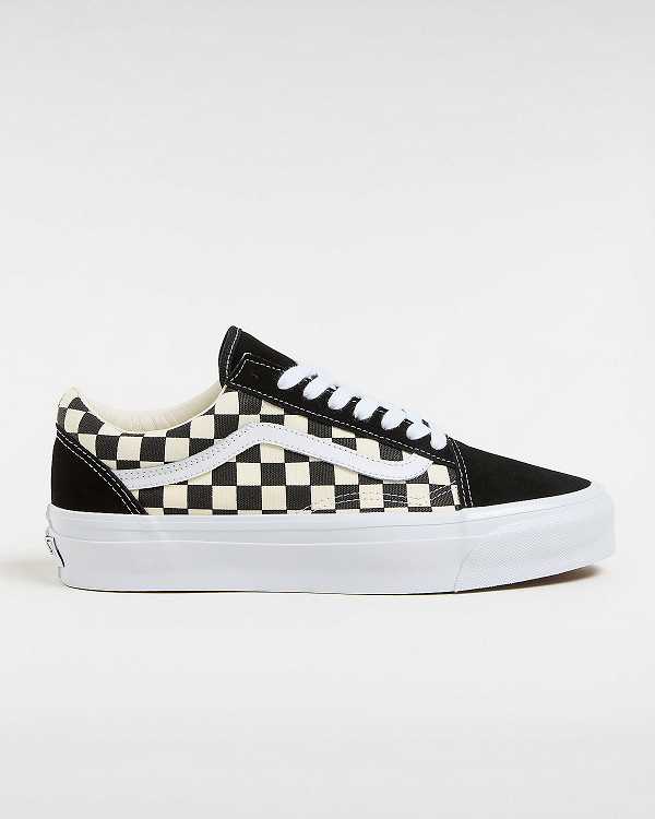 Black / White Women Vans Premium Old Skool 36 Skate Shoes NZ | VN8294751