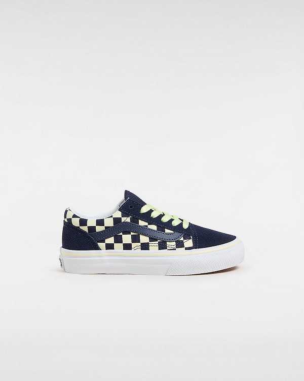 Blue Kids\' Vans Old Skool (4-8 Years) Sneakers NZ | VN5760829