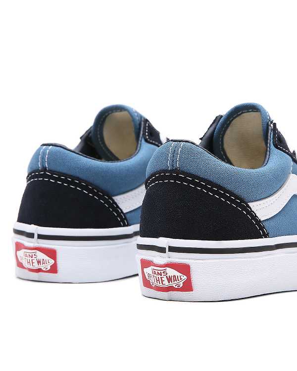 Blue Kids' Vans Old Skool (4-8 Years) Sneakers NZ | VN7986510