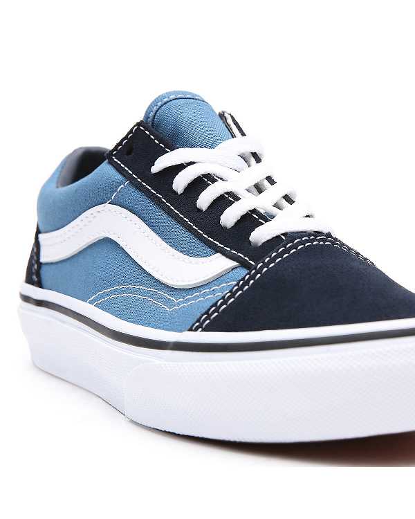 Blue Kids' Vans Old Skool (4-8 Years) Sneakers NZ | VN7986510