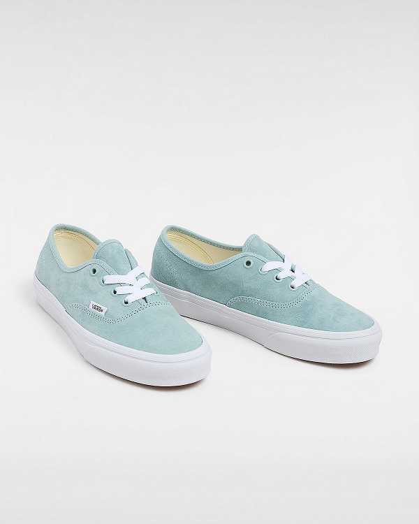 Blue Men Vans Authentic Pig Suede Sneakers NZ | VN2645078