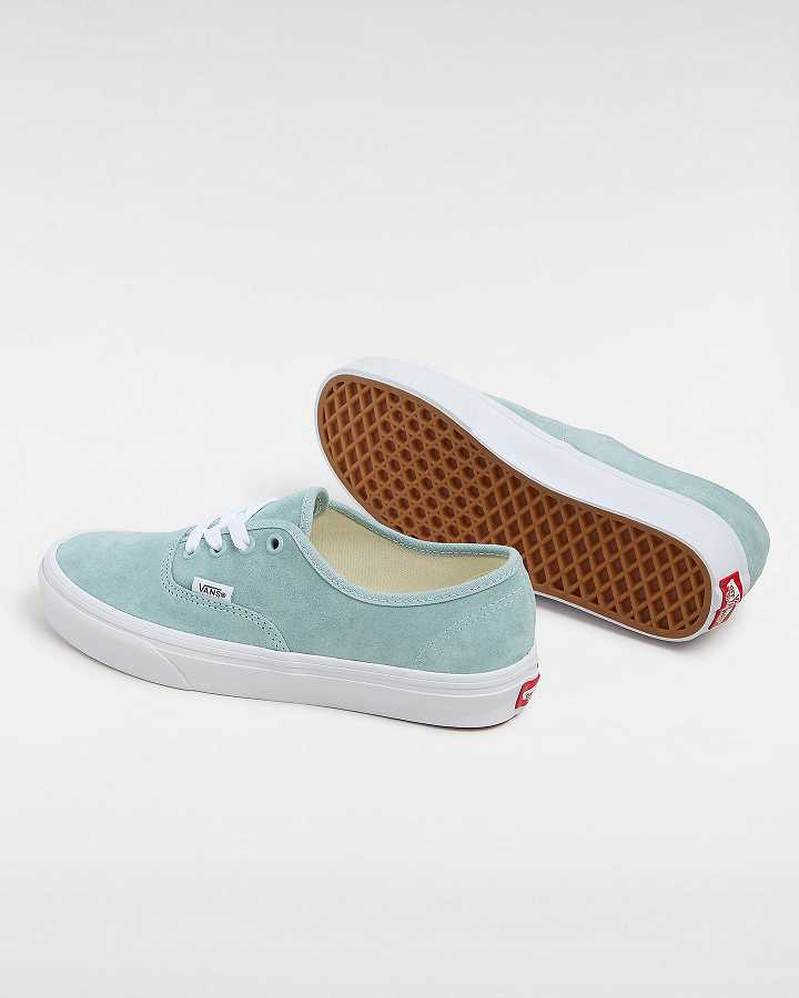 Blue Men Vans Authentic Pig Suede Sneakers NZ | VN2645078