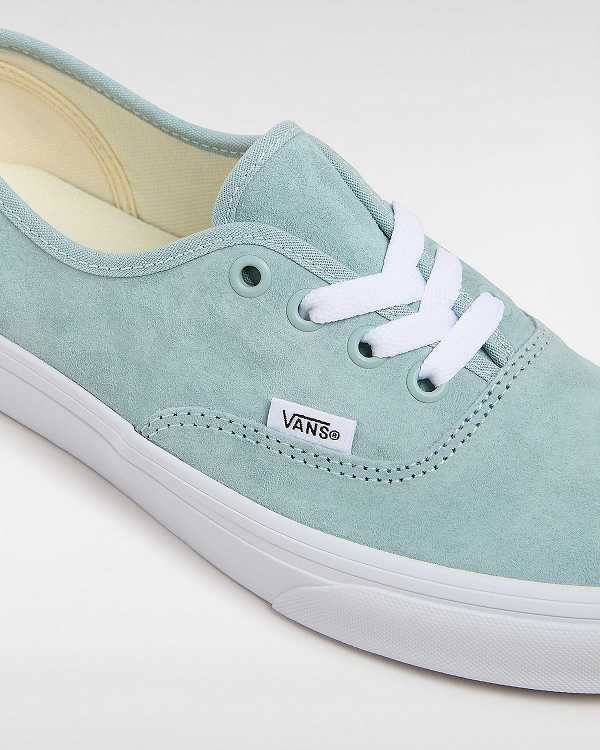 Blue Men Vans Authentic Pig Suede Sneakers NZ | VN2645078