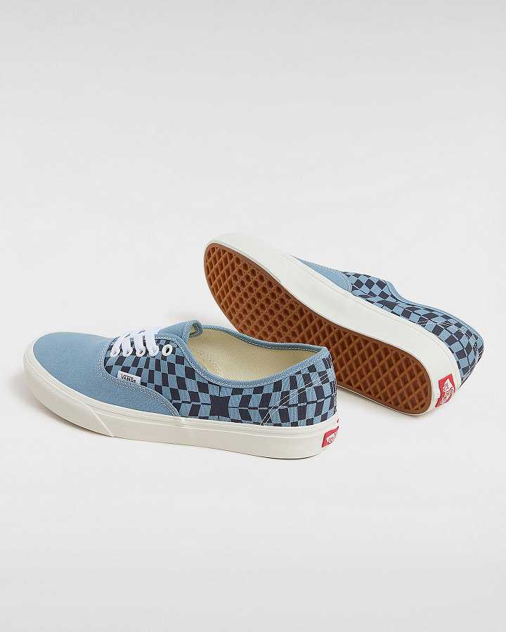 Blue Men Vans Authentic Sneakers NZ | VN9142356