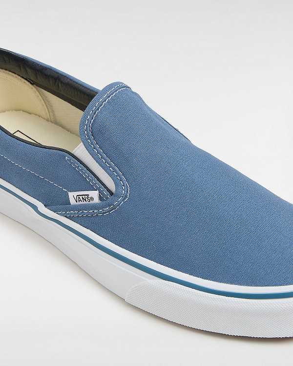 Blue Men Vans Classic Slip On Shoes NZ | VN1046257